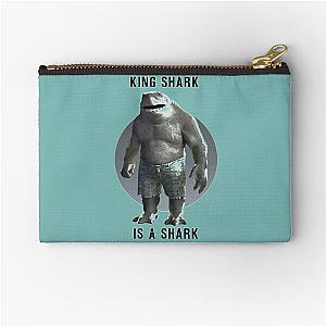 king is a shark   Zipper Pouch