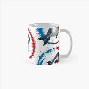 shark splash Classic Mug