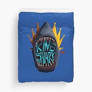 The Shark Big King Shark Logo Long Sleeve Duvet Cover