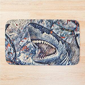 Shark japanese color style Bath Mat