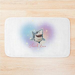 Smiling shark (shark love) 2 Bath Mat