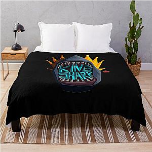 The Shark Big King Shark Logo Long Sleeve Throw Blanket