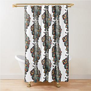 King Shark Shower Curtain