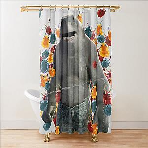 the shark kings-poster Shower Curtain