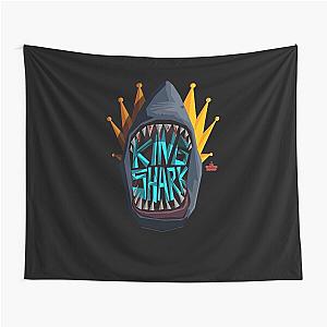 The Shark Big King Shark Logo Long Sleeve Tapestry