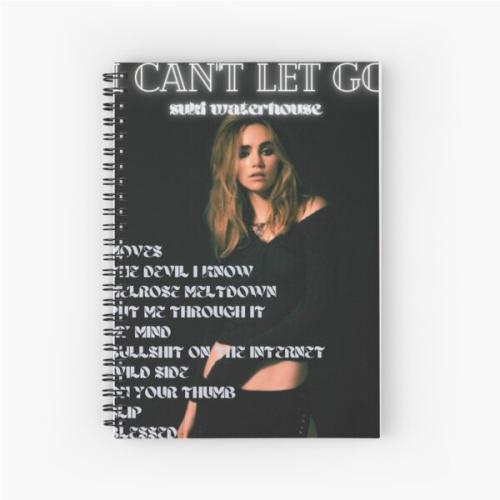 suki waterhouse I Can't Let Go Spiral Notebook