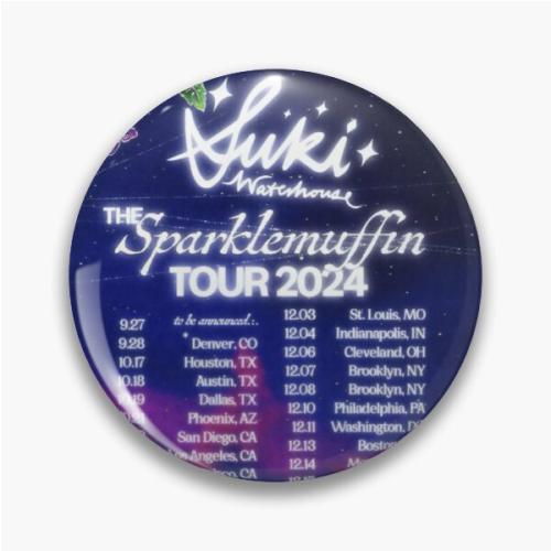 Suki Waterhouse tour list 2024 Pin