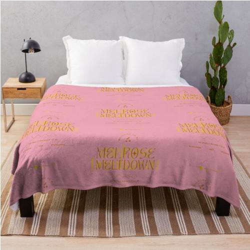 melrose meltdown · suki waterhouse Throw Blanket