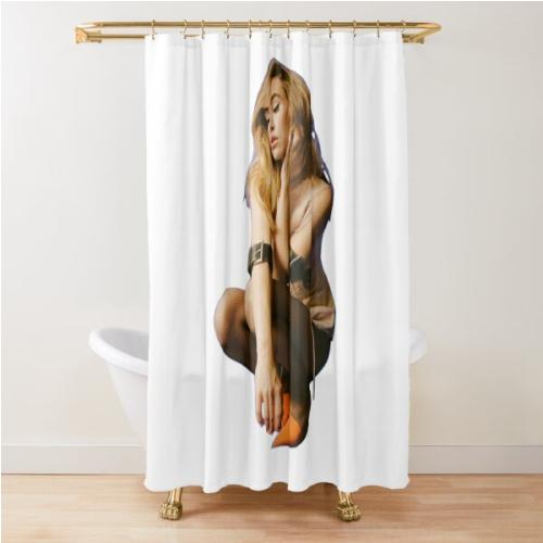 suki waterhouse     Shower Curtain