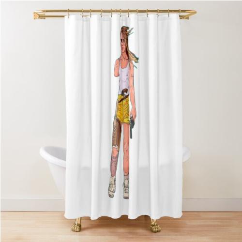 suki waterhouse           Shower Curtain