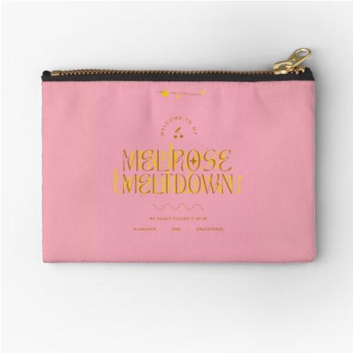 melrose meltdown · suki waterhouse Zipper Pouch