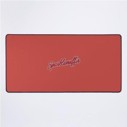 Sparklemuffin Suki Waterhouse Wembley Stadium London Eras Red Black White Desk Mat