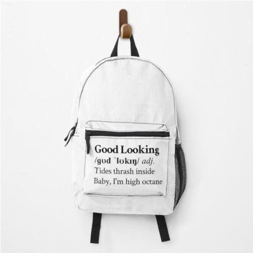 Suki Waterhouse Aesthetic Quote Lyrics Backpack