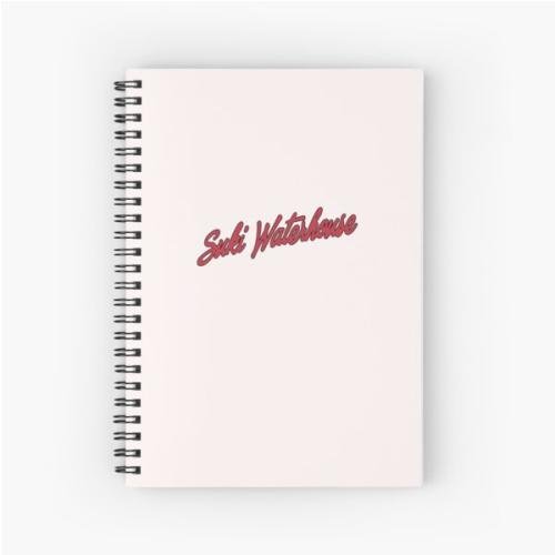 Suki Waterhouse Wembley Stadium London Eras Red Black Spiral Notebook