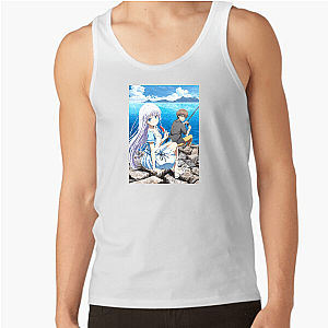 Waves, Wind, and Summer Feels Summer Pockets Tank Tops