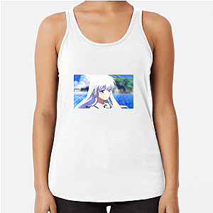 Melancholy Meets Sunshine Summer Pockets Tank Tops