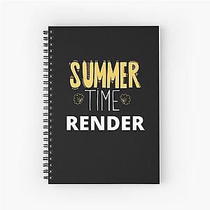 Summertime Render Spiral Notebook