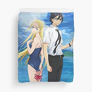 ushio kofune summer time rendering ft shinpei ajiro Duvet Cover