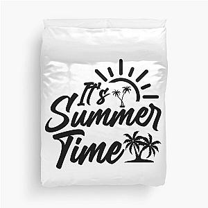 Summer Time T shirt Duvet Cover