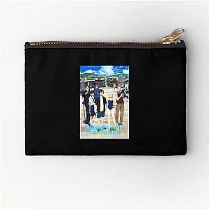 Time Bends, Shadows Follow Summertime Rendering Zipper Pouches