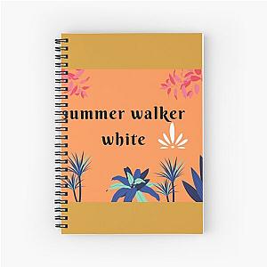 Summer Walker White Spiral Notebook