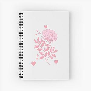 pink flower - summer walker Spiral Notebook