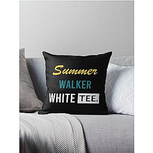 Summer walker white tee Throw Pillow