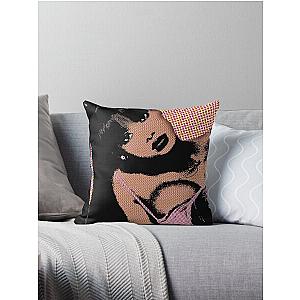 Summer Walker style pop art Throw Pillow