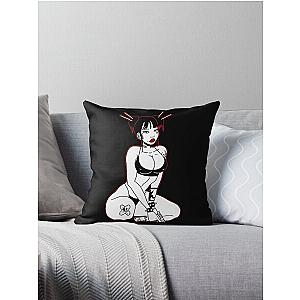 summer walker - playing games drawing  Throw Pillow