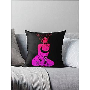 summer walker - playing games drawing  Throw Pillow