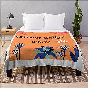 Summer Walker White Throw Blanket