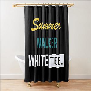 Summer walker white tee Shower Curtain