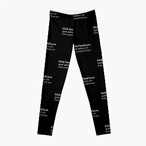 Summer Walker Aesthetic Quote Lyrics R&B Black Leggings