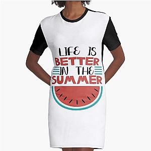 SUMMER WALKER life is better in the summer Graphic T-Shirt Dress