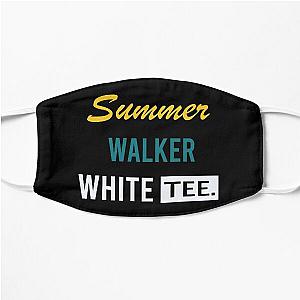 Summer walker white tee Flat Mask