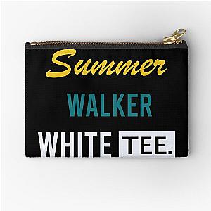 Summer walker white tee Zipper Pouch