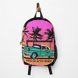 Summer Walker Find Me At The Beach Summer Beach Vintage Car Backpack