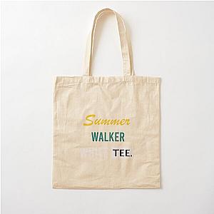 Summer walker white tee Cotton Tote Bag