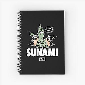 Sunami Real Bay Leaf Spiral Notebook