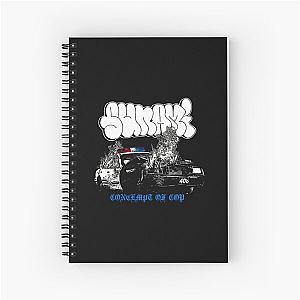 Sunami Contempt Burn Car Spiral Notebook