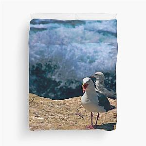 Run! It's a Sunami! Duvet Cover