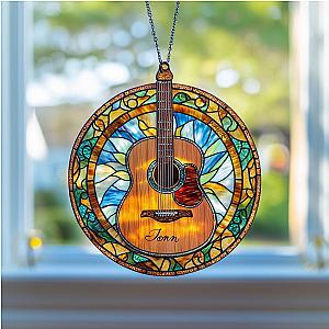 Personalized Guitar Window acrylic sun catcher