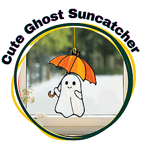 Cute Ghost Suncatcher