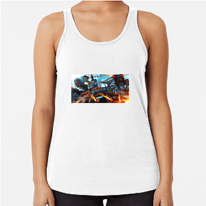 Sunset Overdrive Overcharge Your Life Sunset Overdrive Tank Tops