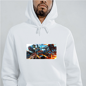 Sunset Overdrive Overcharge Your Life Sunset Overdrive Hoodies