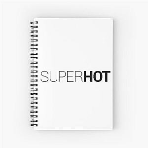 SuperHot Game Simple Design Spiral Notebook