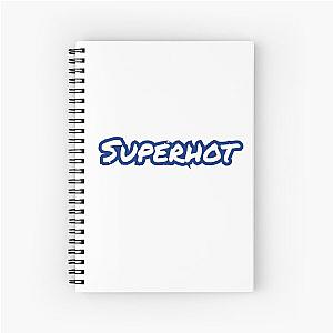 Superhot cool and trendy text  Spiral Notebook