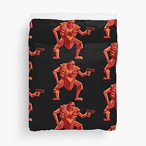 Give Superhot Demoman A Glock Duvet Cover