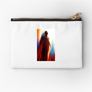 Cape Wearing Hero Superman Zipper Pouches
