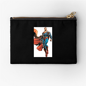 Timeless Comic Book Hero Superman Zipper Pouches